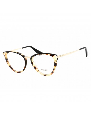 Prada Women's Eyeglasses - Havana Plastic Rectangular Shape Frame | 0PR 53UV 7S01O1 ou a consommer sur place