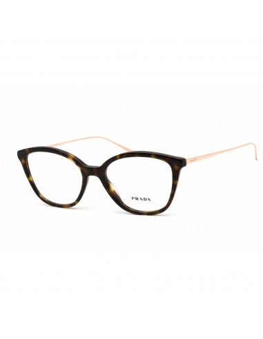 Prada Women's Eyeglasses - Clear Lens Havana Plastic Cat Eye Frame | 0PR 11VV 2AU1O1 Comparez et commandez 