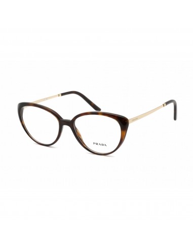 Prada Women's Eyeglasses - Clear Lens Havana Plastic Cat Eye Frame | 0PR 06WV 2AU1O1 outlet