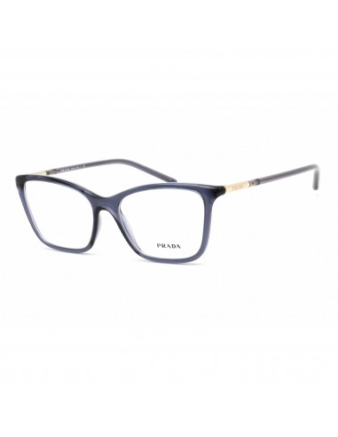 Prada Women's Eyeglasses - Transparent Blue Plastic Cat Eye Frame | 0PR 08WV 06M1O1 la livraison gratuite