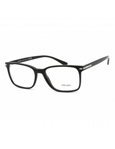 Prada Men's Eyeglasses - Clear Lens Black Plastic Rectangular Frame | 0PR 14WV 1AB1O1 acheter en ligne