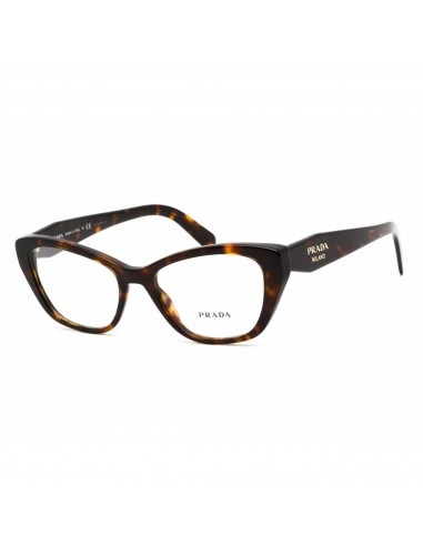 Prada Women's Eyeglasses - Clear Lens Tortoise Plastic Round Frame | 0PR 19WV 2AU1O1 livraison et retour toujours gratuits