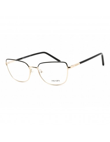 Prada Women's Eyeglasses - Clear Lens Pale Gold Metal Cat Eye Frame | 0PR 59YV AAV1O1 Dans la société mordern