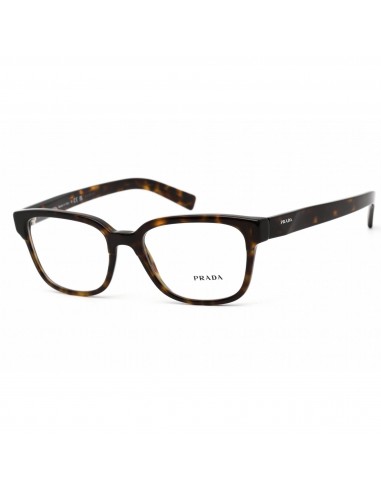 Prada Men's Eyeglasses - Clear Lens Tortoise Plastic Square Frame | 0PR 04YV 2AU1O1 Pour