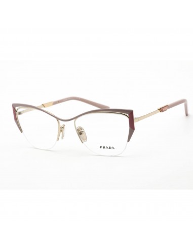 Prada Women's Eyeglasses - Clear Lens Gold/Pink Metal Cat Eye Frame | 0PR 63YV 14A1O1 Le MVP de beaucoup