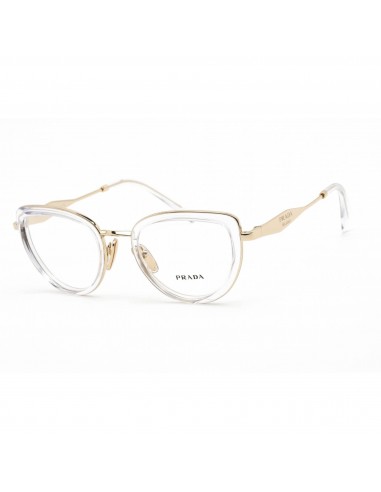 Prada Women's Eyeglasses - Crystal Plastic/Metal Cat Eye Shape Frame | 0PR 54ZV 2AZ1O1 À commander