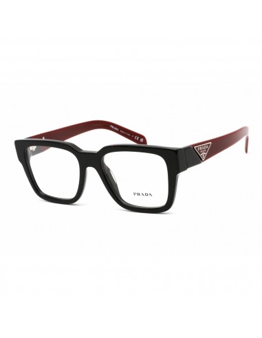 Prada Women's Eyeglasses - Etruscan Black Marble Plastic Square | 0PR 08ZV 11F1O1 pas cher chine