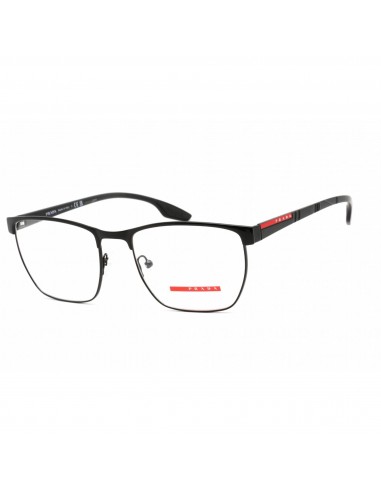 Prada Sport Men's Eyeglasses - Clear Lens Black Metal Square Frame | 0PS 50LV 1AB1O1 Voir les baskets