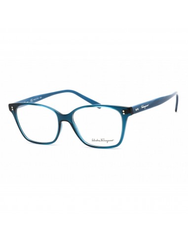 Salvatore Ferragamo Women's Eyeglasses - Transparent Blue Plastic Frame | SF2928 432 Dans la société mordern