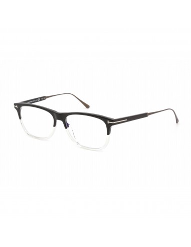 Tom Ford Men's Eyeglasses - Black/Crystal Plastic Square Shape Frame | FT5589-B 003 chez Cornerstreet bien 