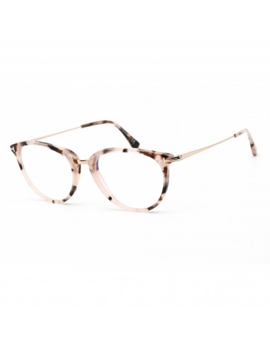 Tom Ford Women's Eyeglasses - Colored Havana Acetate/Metal Oval Frame | FT5640-B 055 pour bénéficier 