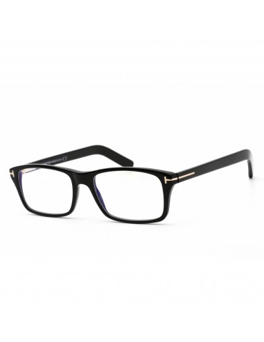 Tom Ford Unisex Eyeglasses - Black Plastic Rectangular Shape Frame | FT5663-B 001 Vous souhaitez 