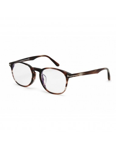 Tom Ford Unisex Eyeglasses - Blonde Havana Plastic Round Shape Frame | FT5680-F-B 053 store