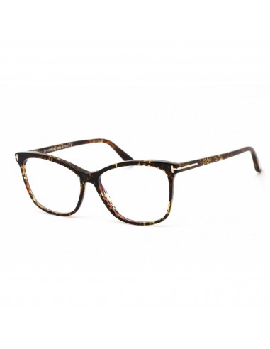 Tom Ford Women's Eyeglasses - Havana/Other Plastic Cat Eye Shape Frame | FT5690-B 056 basket pas cher