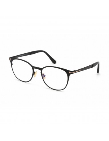 Tom Ford Unisex Eyeglasses - Clear Lens Matte Black Metal Square Frame | FT5732-B 002 paiement sécurisé