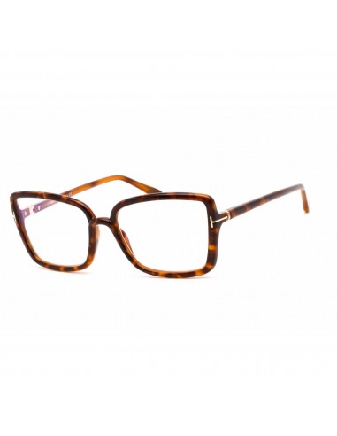 Tom Ford Women's Eyeglasses - Shiny Vintage Havana Plastic Cat Eye | FT5813-B 055 à prix réduit toute l'année