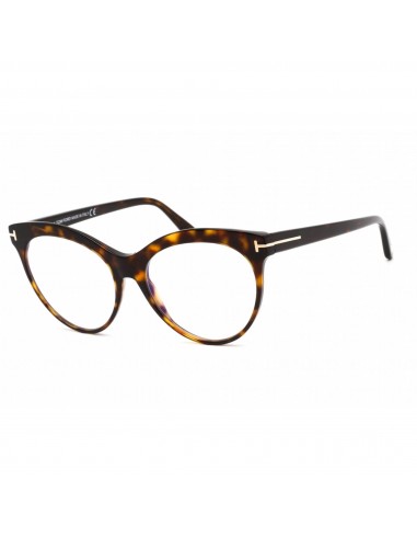 Tom Ford Women's Eyeglasses - Dark Havana Plastic Round Shape Frame | FT5827-B 052 les muscles