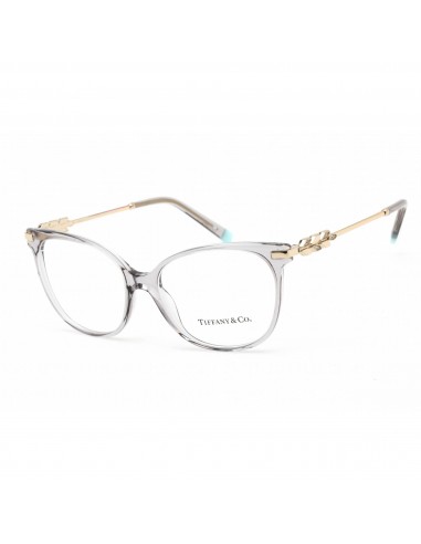 Tiffany Women's Eyeglasses - Crystal Grey Plastic Cat Eye Shape Frame | 0TF2220B 8270 de technologie