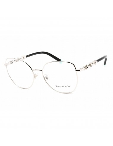 Tiffany Women's Eyeglasses - Clear Demo Lens Silver Metal Cat Eye Frame | 0TF1147 6001 en ligne des produits 