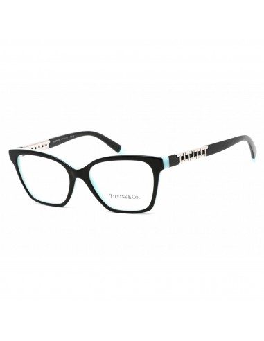 Tiffany Women's Eyeglasses - Black On Tiffany Blue Plastic Cat Eye | 0TF2228 8055 prix pour 