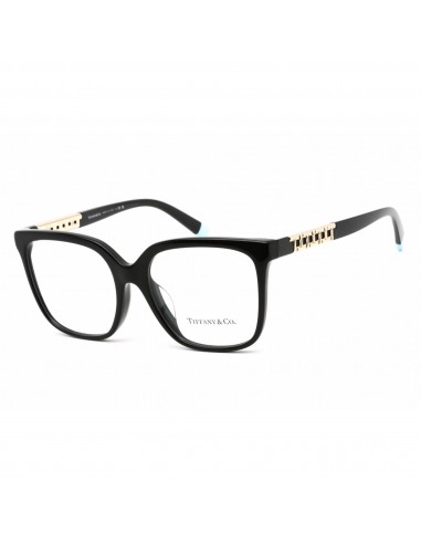 Tiffany Women's Eyeglasses - Clear Lens Black Plastic Square Frame | 0TF2227F 8001 Dans la société mordern