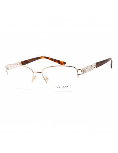 Versace Women's Eyeglasses - Clear Lens Bronze Metal Rectangular Frame | VE1220B 1052 pas chere