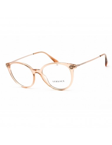 Versace Women's Eyeglasses - Clear Lens Brown Plastic Round Shape Frame | VE3251B 5215 2 - 3 jours ouvrés.