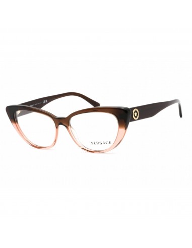 Versace Women's Eyeglasses - Transparent Brown Gradient Plastic Frame | 0VE3286 5332 de technologie