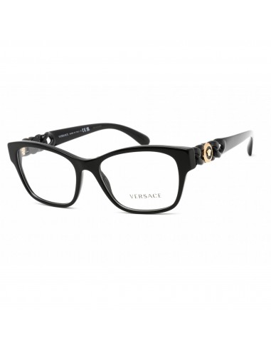 Versace Women's Eyeglasses - Clear Demo Lens Black Plastic Cat Eye Frame | 0VE3306 GB1 du meilleur 