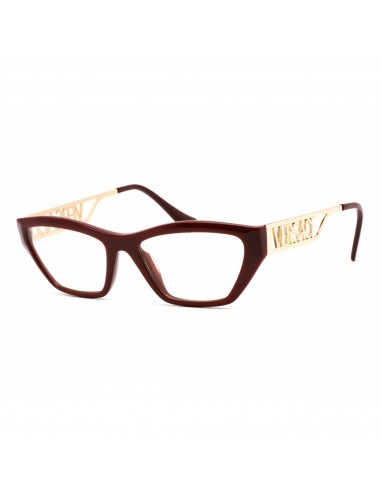 Versace Women's Eyeglasses - Bordeaux Plastic Cat Eye Shape Frame | 0VE3327U 5381 Comparez plus de prix