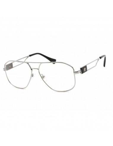 Versace Men's Eyeglasses - Clear Lens Grey Metal Aviator Shape Frame | 0VE1287 1001 commande en ligne