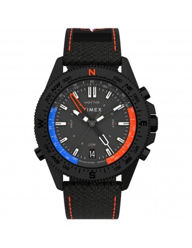 Timex Men's Watch - Expedition North Quartz Compass Black Fabric Strap | TW2V03900 est présent 