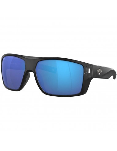 Costa Del Mar Men's Sunglasses - Diego Matte Black Rectangular | 06S9034-90340162 À commander