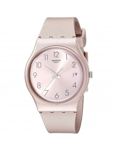 Swatch Women's Watch - Core Refresh Pinkbaya Quartz Pink Dial Silicone Strap | GP403 Les magasins à Paris