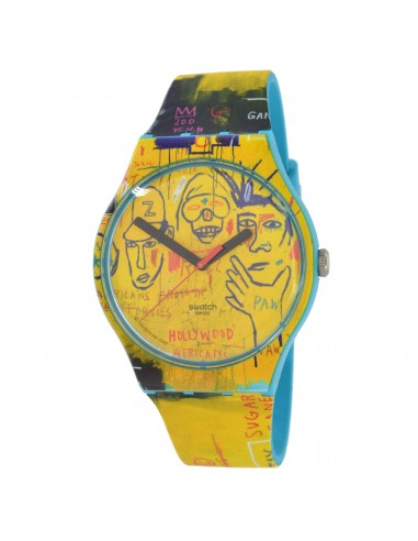 Swatch Unisex Watch - Swatch Art Journey Hollywood Africans Silicone Strap | SUOZ354 les ctes