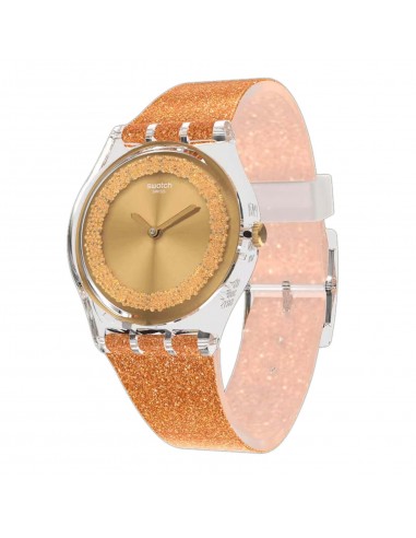 Swatch Women's Watch - Swatch Holiday Collection Sparklingot Gold Tone Dial | GE285 2024