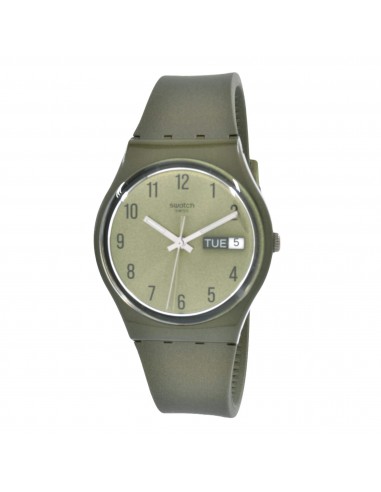 Swatch Unisex Watch - Monthly Drops Pearlygreen Quartz Green Dial Rubber Strap | GG712 d'Europe débarque