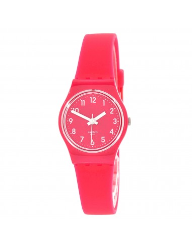 Swatch Women's Watch - Core Back To Pink Berry Quartz Silicone Rubber Strap | LR123C rembourrage situé sous