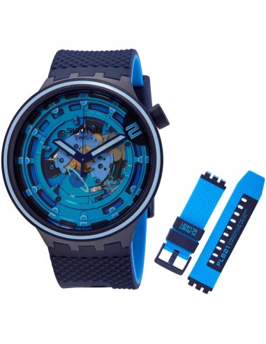 Swatch Unisex Watch - Big Bold Planets Second Home Quartz Skeleton Dial | SB01N101 en ligne