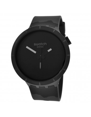 Swatch Unisex Watch - Colours Of Nature Big Bold Bioceramic Basalt Strap | SB03B110 Véritable concentré