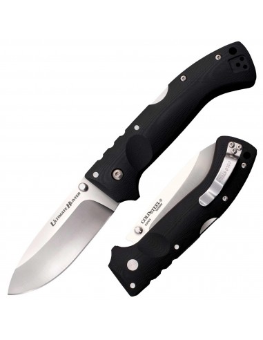 Cold Steel Folding Knife - Ultimate Hunter Drop Point Blade Black G10 Handle | CS30U Venez découvrir notre 