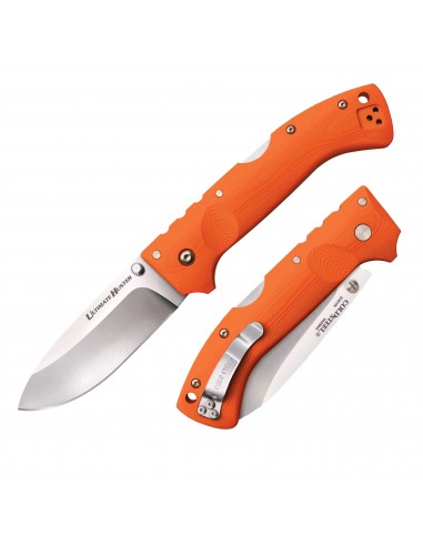 Cold Steel Folding Knife - Ultimate Hunter Drop Point Blade Orange Handle | CS30URY de votre