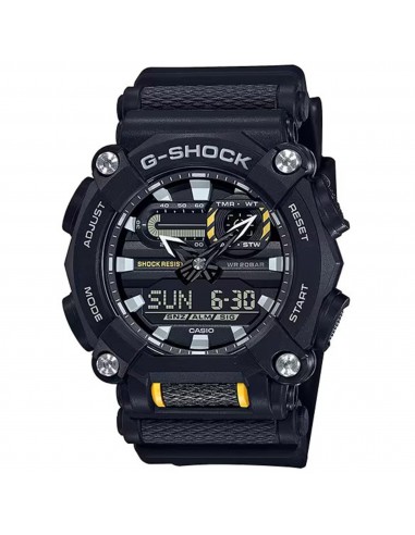 Casio Men's Watch - G-Shock Ana-Digi World Timer Black Dial Resin Strap | GA900-1A shop