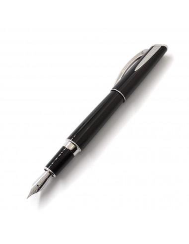 Visconti Fountain Pen - Pininfarina Black Resin and Silver Tone Amélioration de cerveau avec