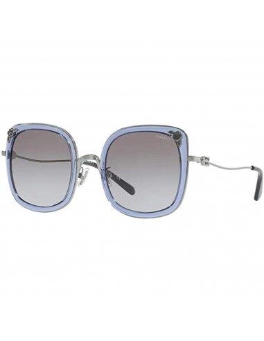 Coach Women's Sunglasses - Grey Gradient Lens Square Shape Frame | 0HC7101B 90041153 paiement sécurisé