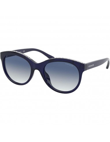 Coach Women's Sunglasses - Blue Grey Gradient Lens Cat Eye Frame | 0HC8297U 54504L52 l'achat 