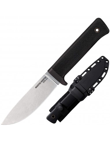 Cold Steel Fixed Knife - 3V Master Hunter Drop Point Blade Black Handle | CS36CB Les magasins à Paris et en Île-de-France