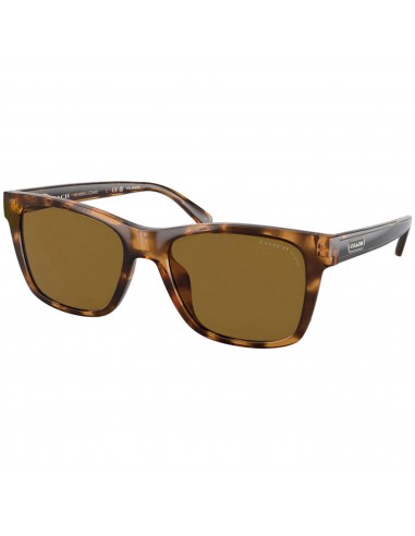 Coach Men's Sunglasses - Full Rim Dark Tortoise Plastic Frame | 0HC8359U 51208356 la livraison gratuite