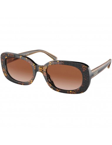 Coach Women's Sunglasses - Patterned Tortoise and Black Frame | 0HC8358F 57241356 la livraison gratuite