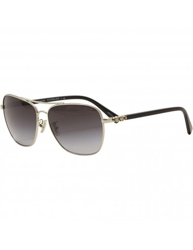 Coach Women's Sunglasses - Full Rim Silver and Black Metal Frame | 0HC7073B 90151159 de votre